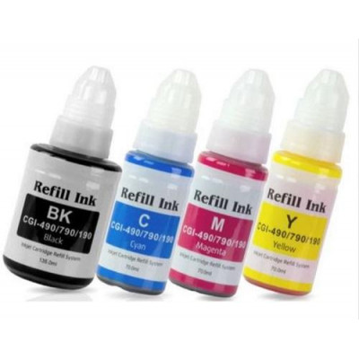 Yellow 70Ml Com Pixma G1400,G2200,G3200,G3400,G34110666C001