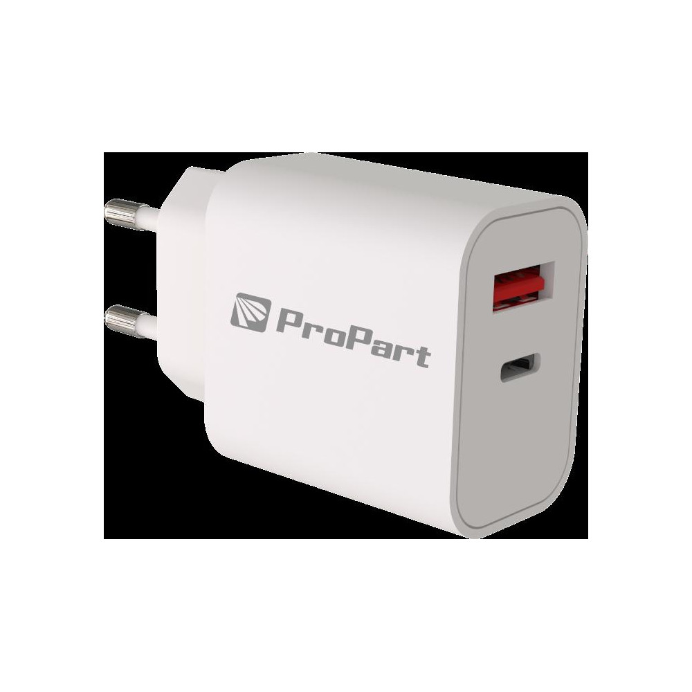 Caricabatteria 20 Watt PDQC USB-C + A Modello E693-PDQC20W