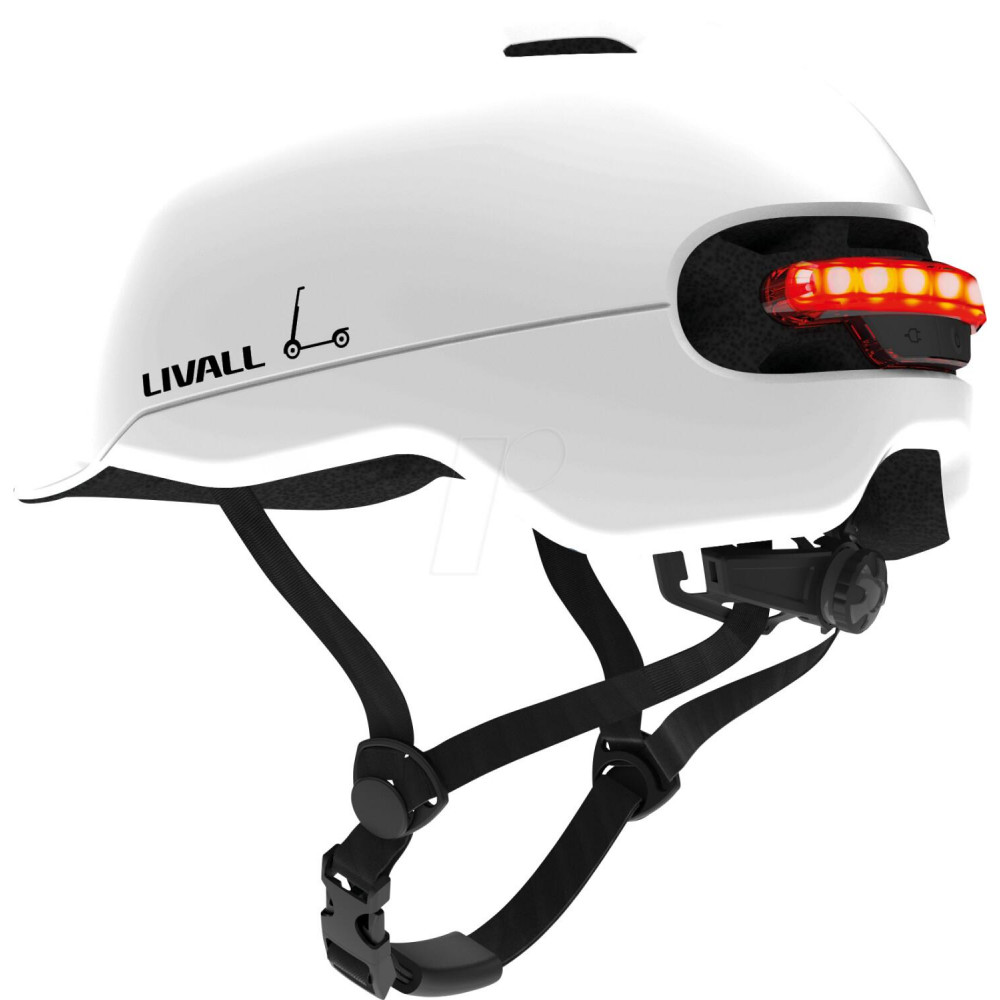 Casco Smart Livall C20 Bianco - Taglia L