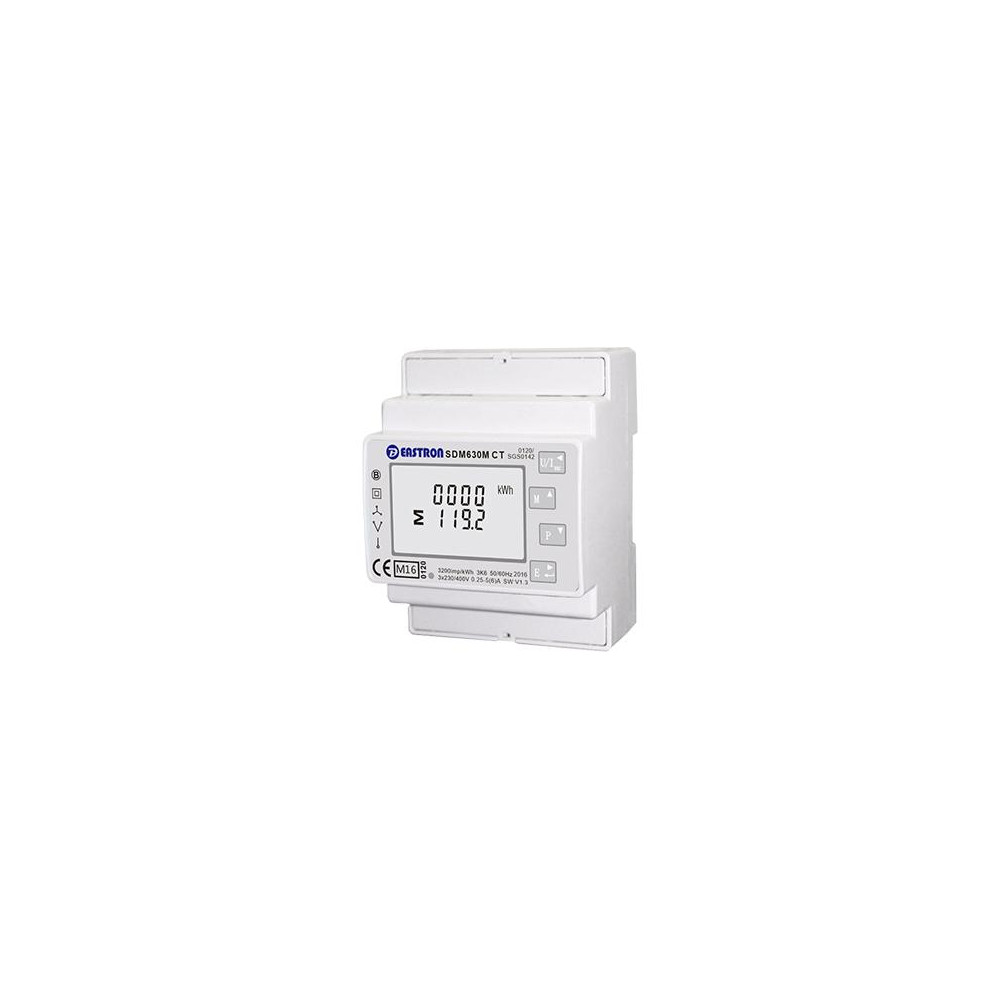 METER Contatore di energia trifase SDM630 V2  100A 230V Certificato MID