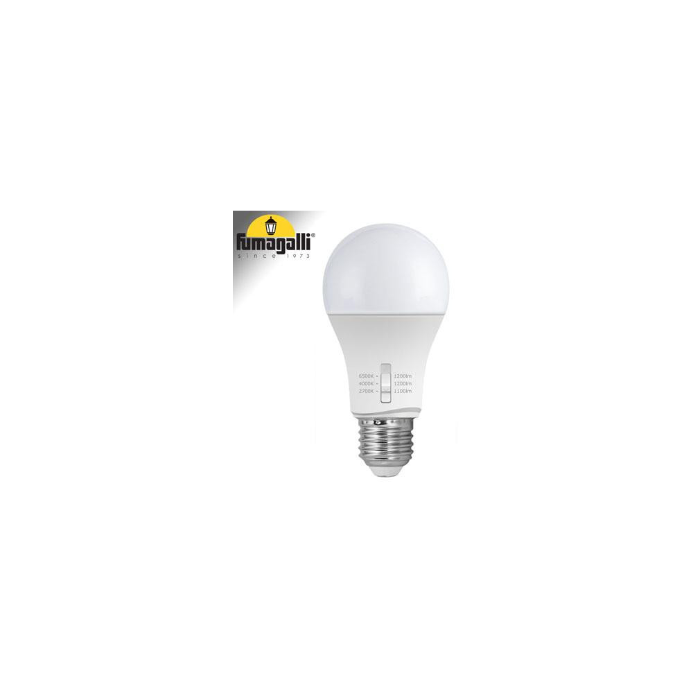 Lampadina LED E27 A60 - 8,5W - CCT - Fumagalli