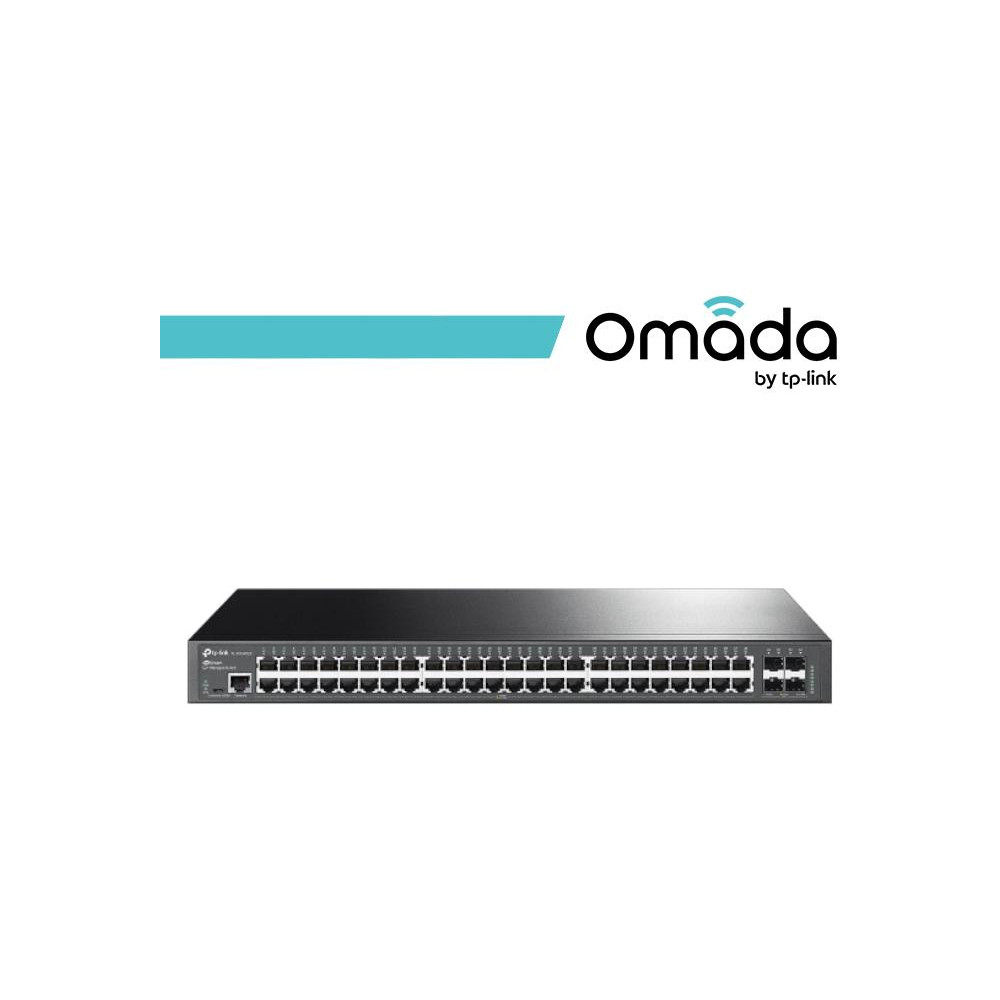 Omada Switch Managed L2+ con 48 Porte Gigabit e 4 Slot SFP+ - SG3452X