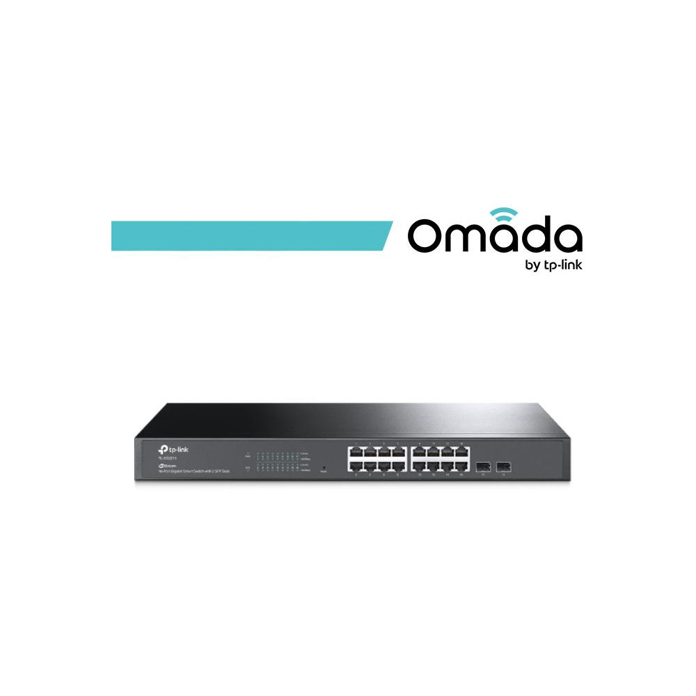 Omada Switch Smart 16 Porte Gigabit + 2 slot SFP - SG2218