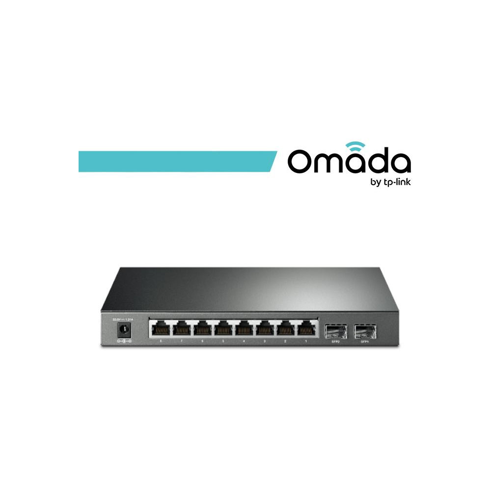 Omada Smart Switch JetStream Gigabit 8 Porte PoE+ 2 SFP - SG2210P