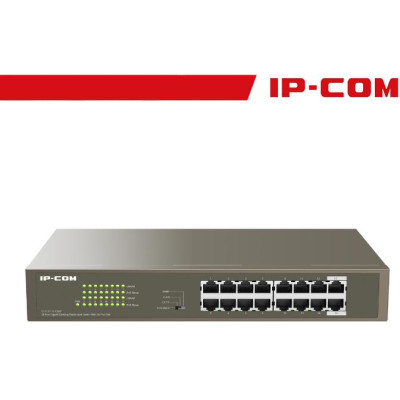 IP-COM Switch 16 porte Gigabit Desktop/Rackmount PoE - G1116P-16-150W