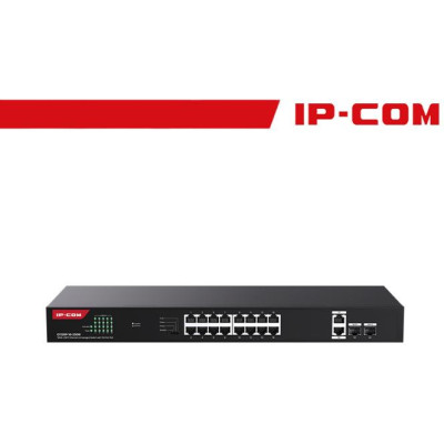 IP-COM 18GE+2SFP Ethernet Unmanaged Switch With 16-Port PoE - G1120P-16-250W