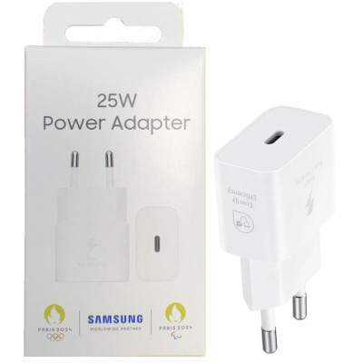 Caricabatteria Originale Samsung EP-T2510NWE 25W Bianco