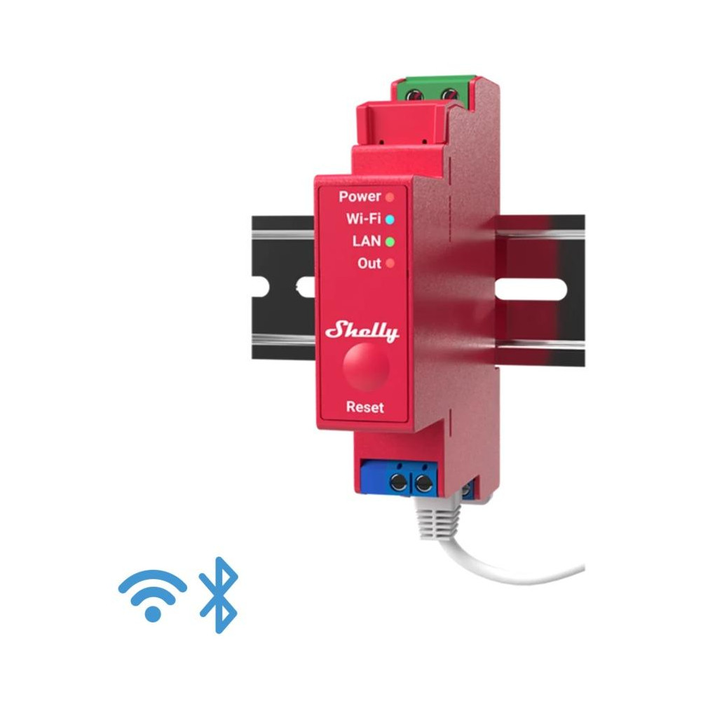 Shelly Pro 1PM - IP Smart Relay DIN 1ch. LAN/WiFi/BT + PM