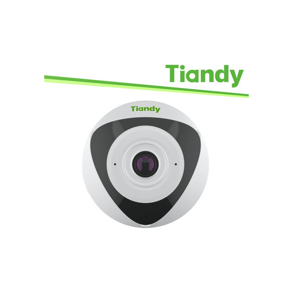 Tiandy Telecamera Fisheye Pro 5MP 1.4mm, Tripwire, Heatmap, PoE, IP67 - TC-C35VN