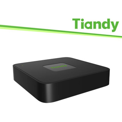 Tiandy NVR 5 Canali, 4 Porte PoE, 60/40Mbps, regist. fino a 5MP - TC-R3105