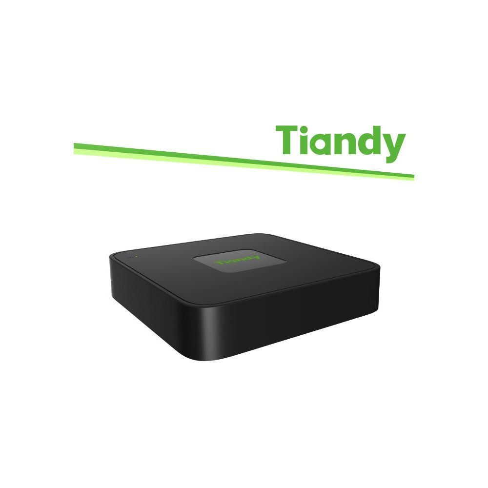 Tiandy NVR 5 Canali, 4 Porte PoE, 60/40Mbps, regist. fino a 5MP - TC-R3105