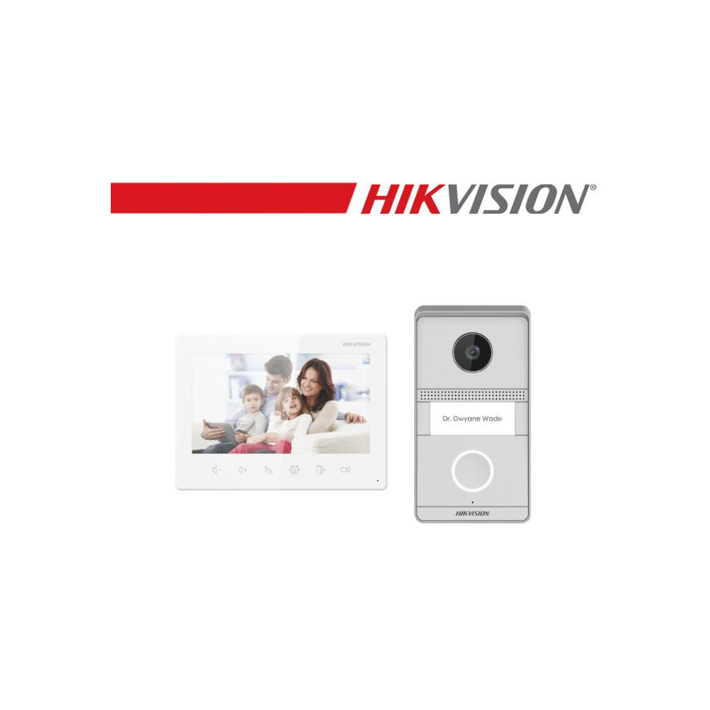 Hikvision Kit videocitofono analogico a 2 cavi - DS-KIS101-P/Surface