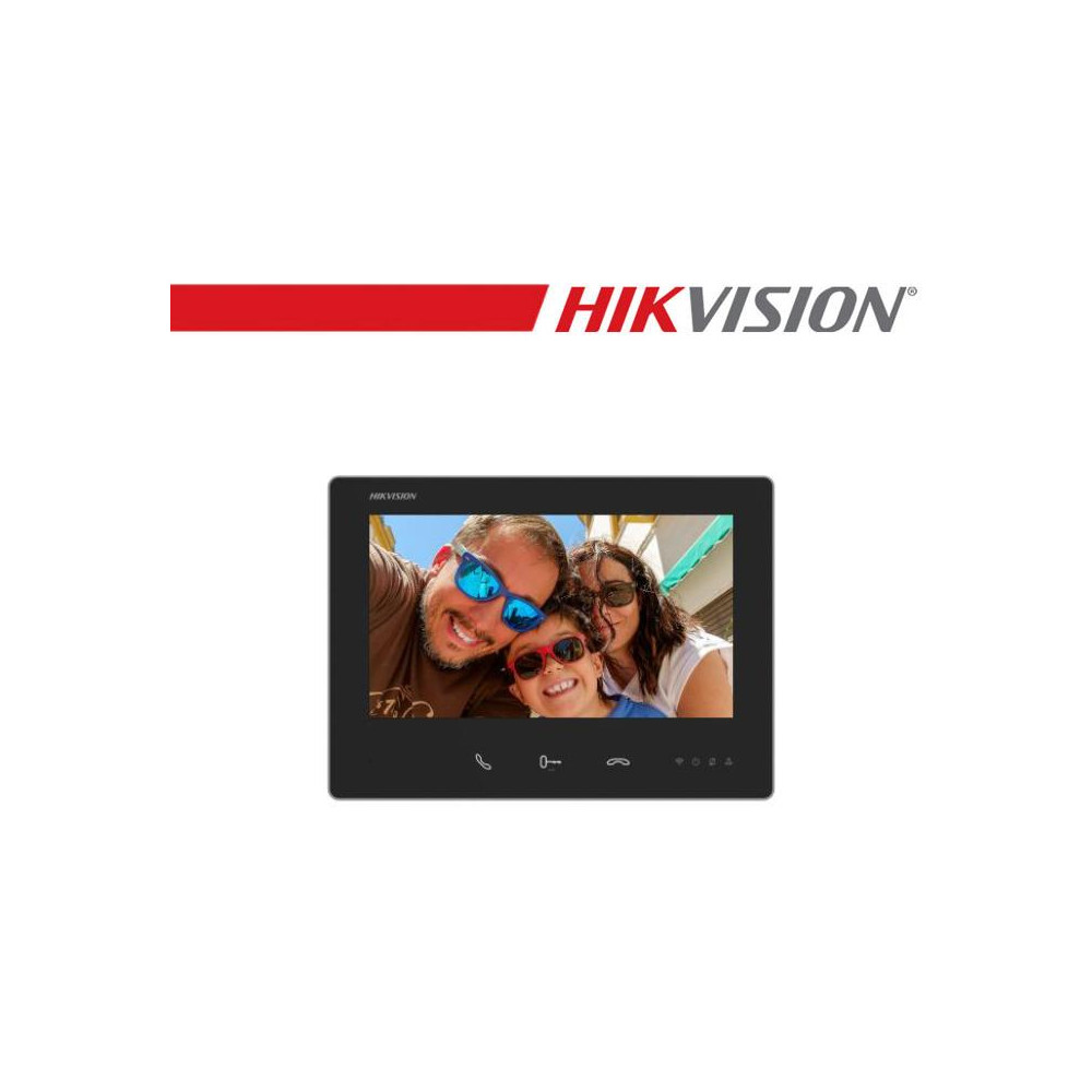 Hikvision Stazione interna HD a 2 fili nera - DS-KH7300EY-WTE2