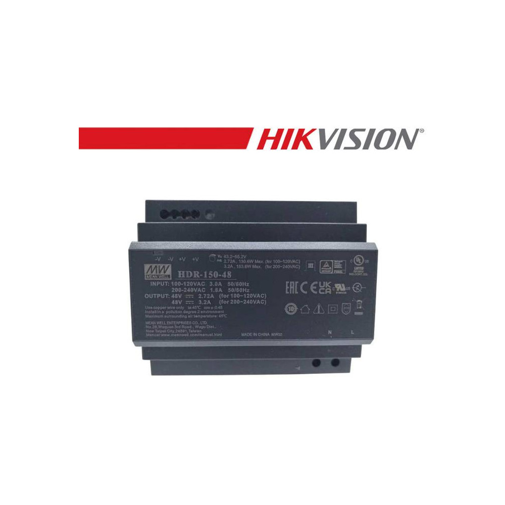 Hikvision Adattatore di alimentazione 150W 48V - DS-KAW150-4N