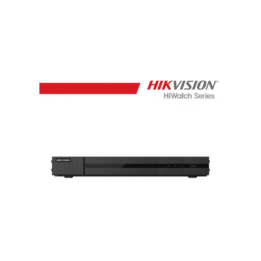 Hikvision-HiWatch NVR 8 canali 4K, 2 slot HDD, 80/160Mbps - HWN-5208MH(AI)