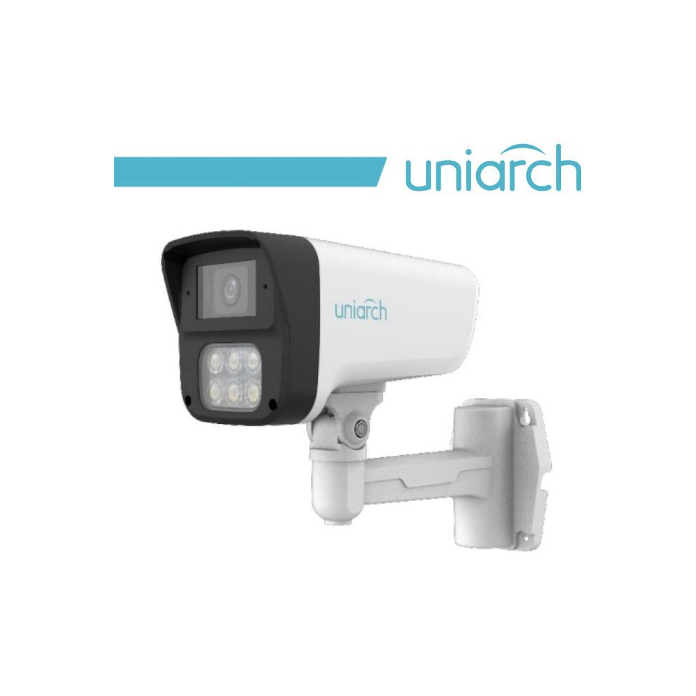 3MP Uniarch Bullet IPCamera,Ottica 4.0mm, Dual Light