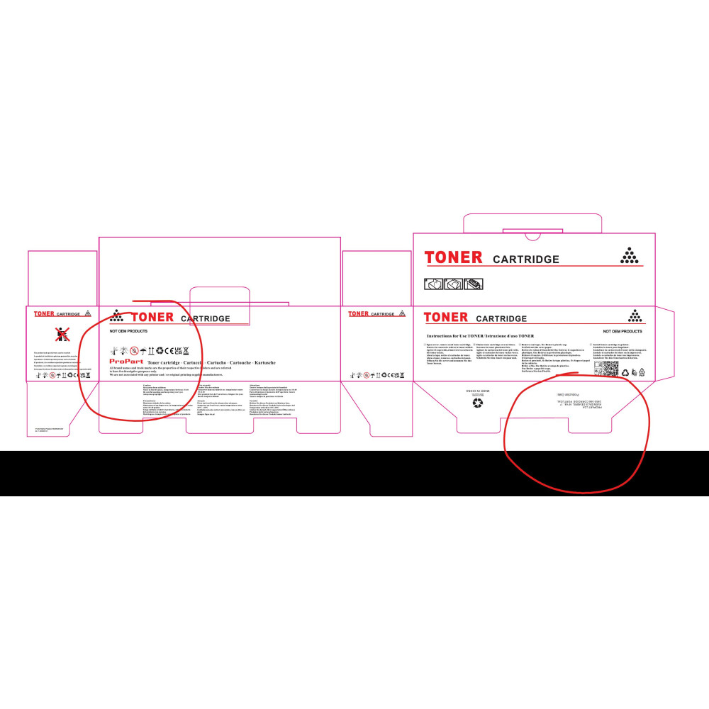 Neutral packaging - Universal box for TN248 TN248XL