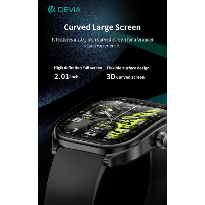 DEVIA Smart Watch WT4 IP67 modello JX627J Nero