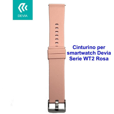 Cinturino per smartwatch Devia Serie WT2 Rosa