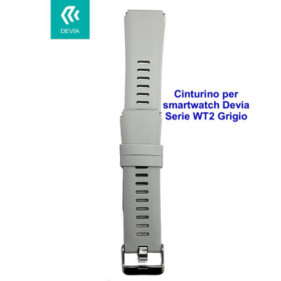 Cinturino per smartwatch Devia Serie WT2 Grigio