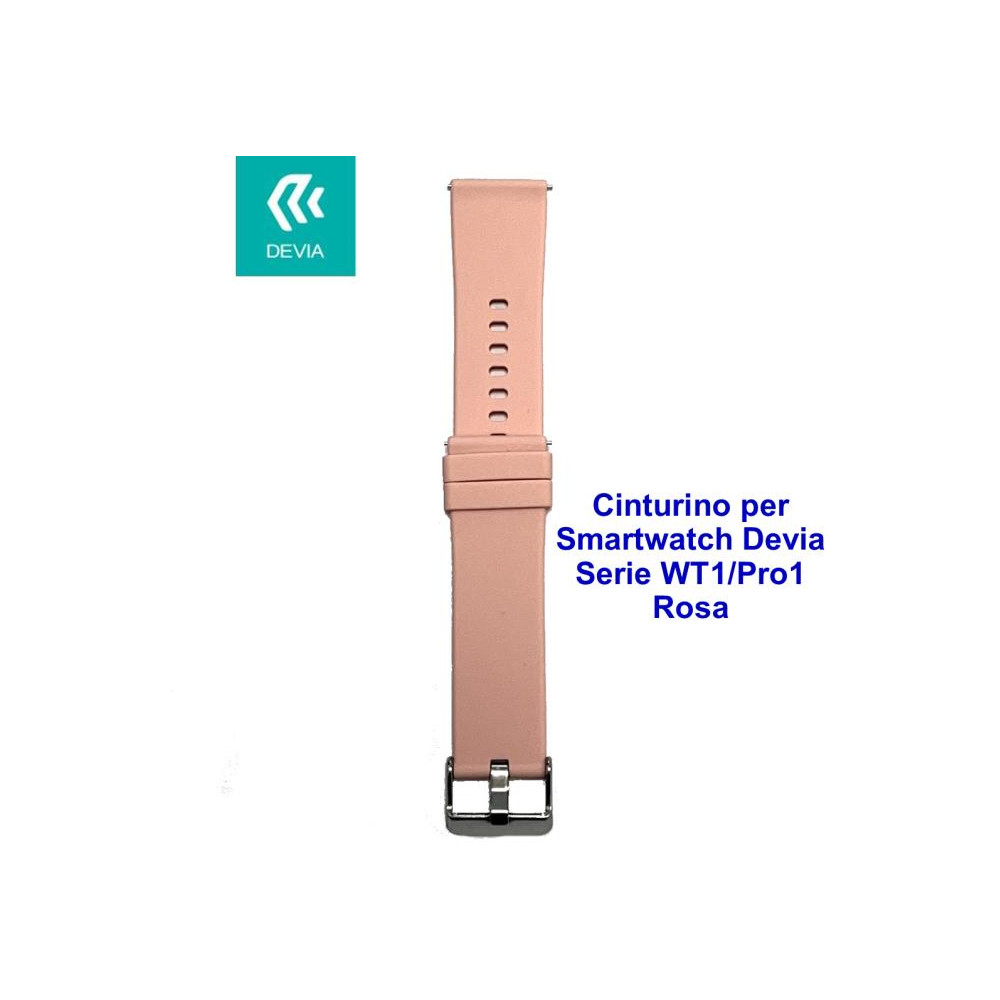 Cinturino per smartwatch Devia Serie WT1 / Pro1 Rosa