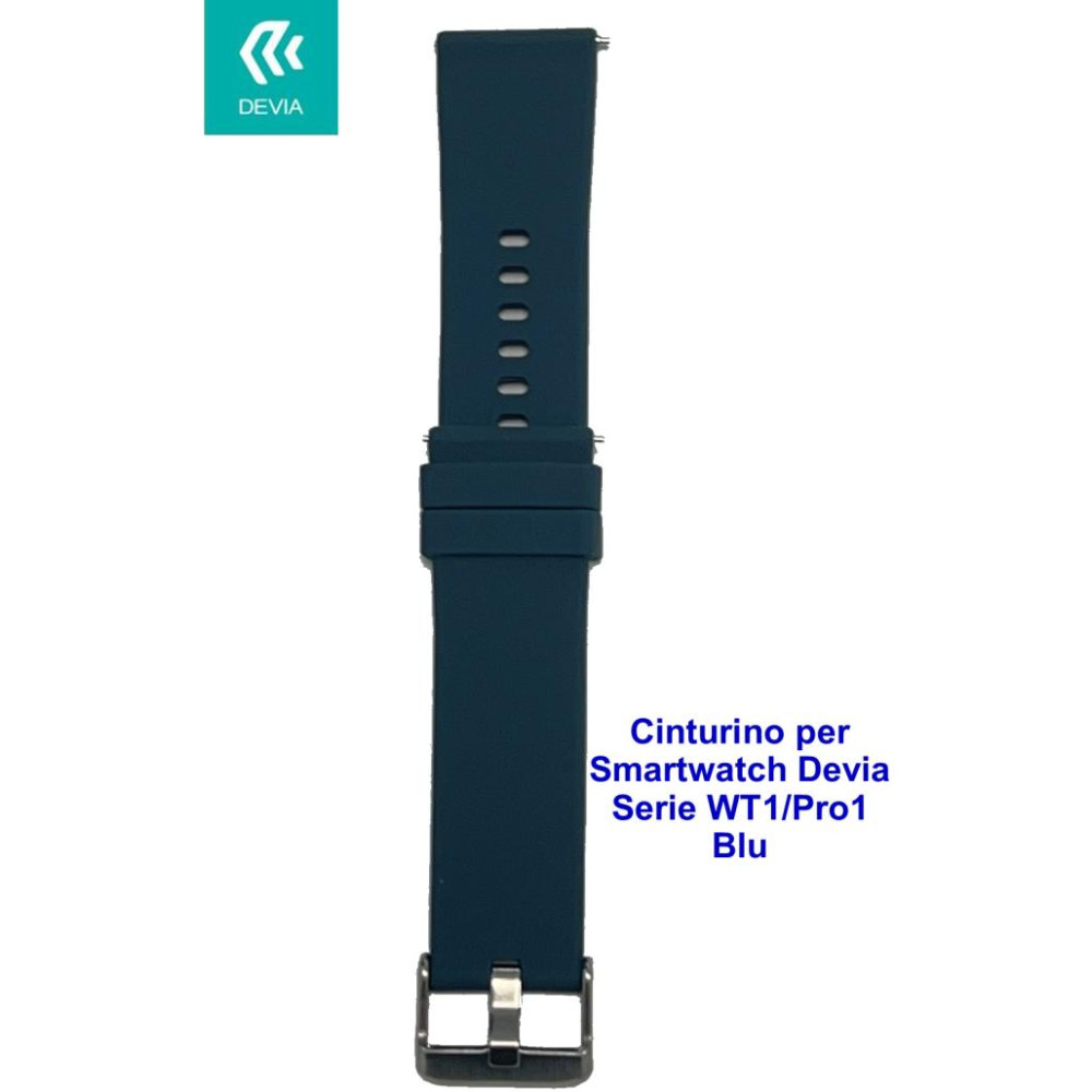 Cinturino per smartwatch Devia Serie WT1 / Pro1 Blu