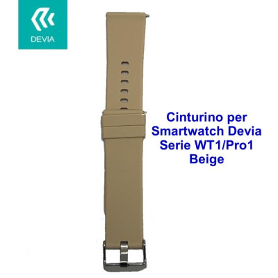 Cinturino per smartwatch Devia Serie WT1 / Pro1 Beige