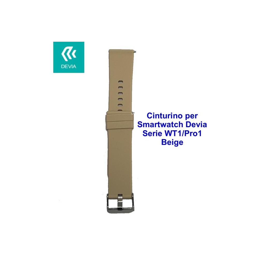 Cinturino per smartwatch Devia Serie WT1 / Pro1 Beige