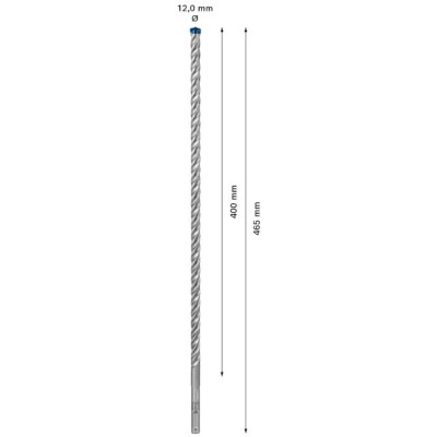 Punta SDS plus-7X Expert 12x400x465 mm