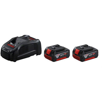 Set 2 batterie GBA 18V 5.0Ah + GAL 1880 CV