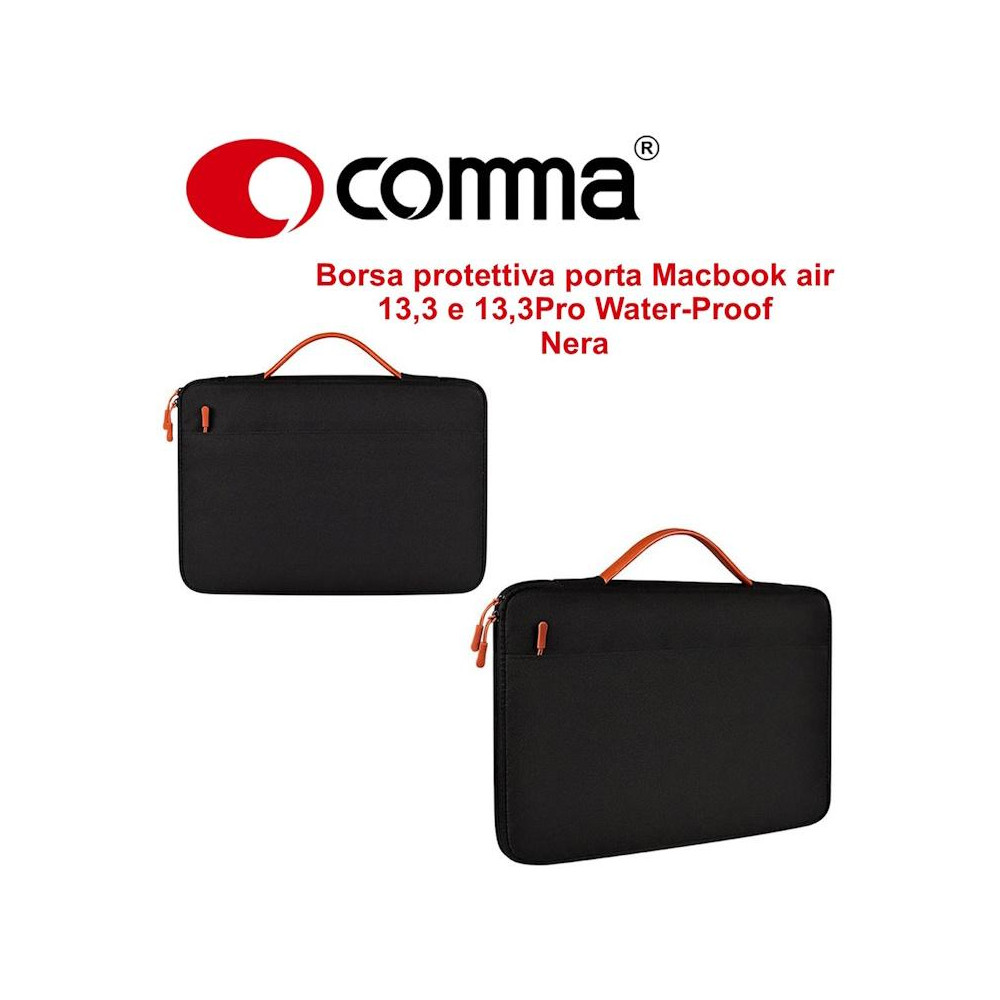 Borsa protettiva Macbook air 13,3 e 13,3Pro Water-Proof Nera