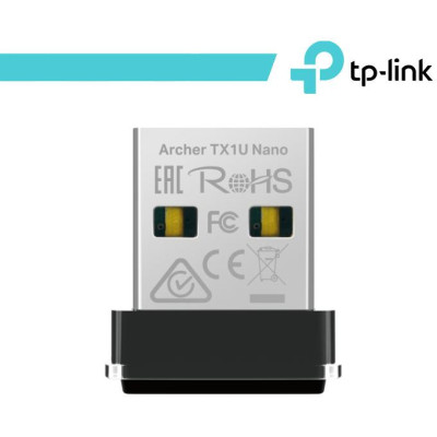 TP.Link AX300 Nano Wi-Fi 6 Wireless USB Adapter - Archer TX1U Nano