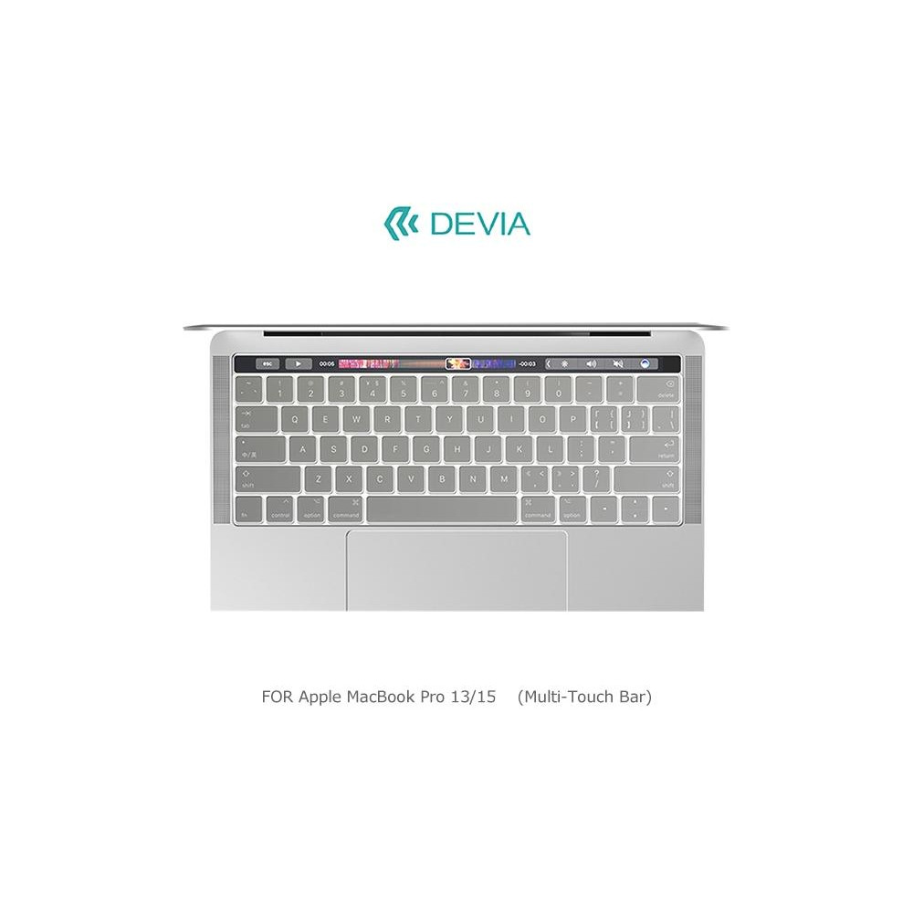 Protezione Tastiera Macbook Pro 13 & 15 con Multi-Touch Bar