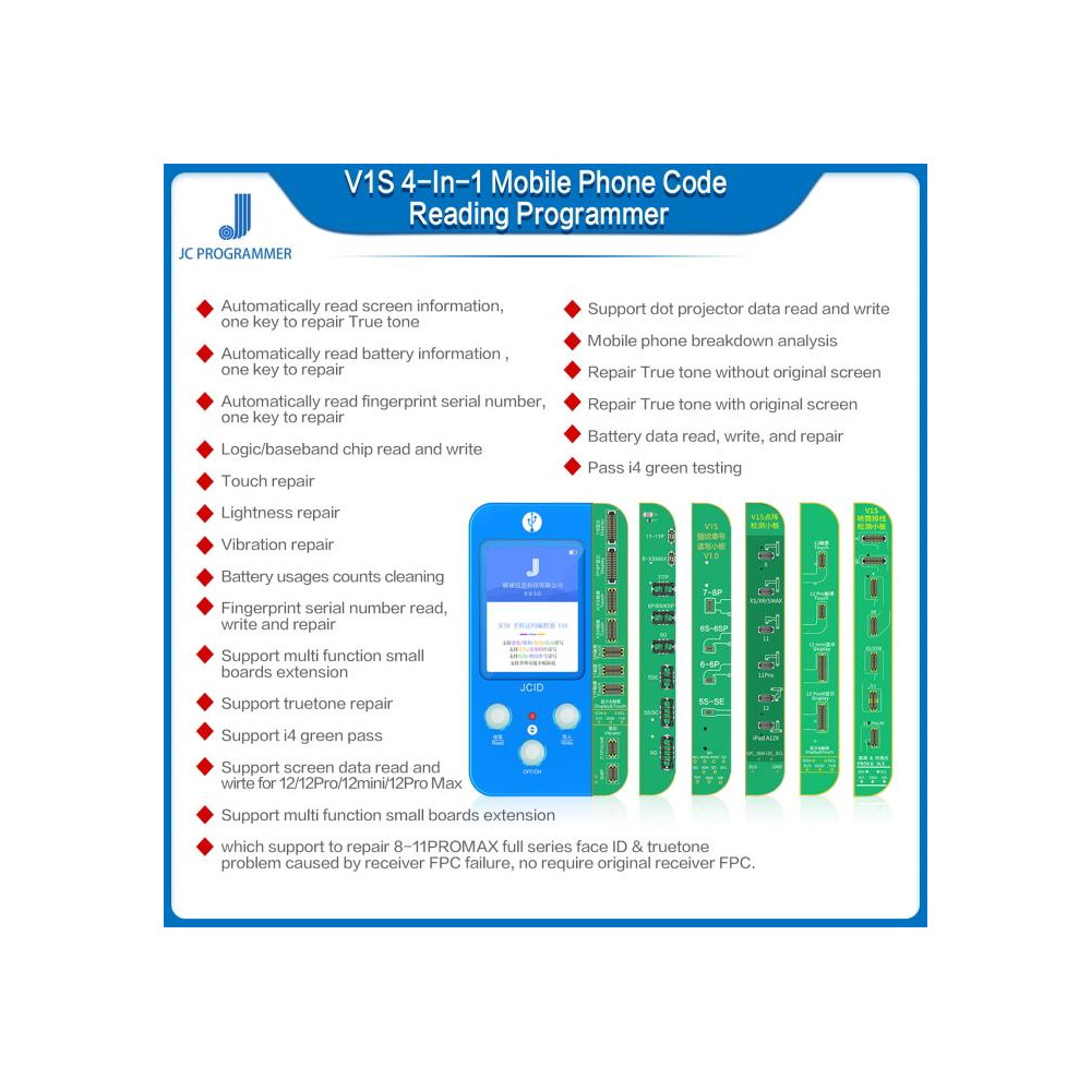 Programmatore JC V1SE versione completa con test FPC 6-in-1 