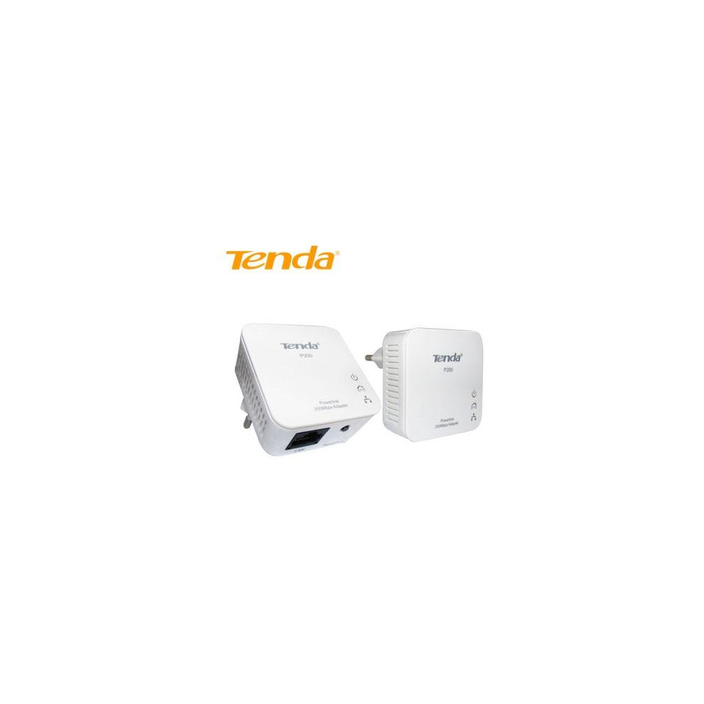 Tenda P200 Powerline Kit 2 Mini Adapter Up to 200Mbps