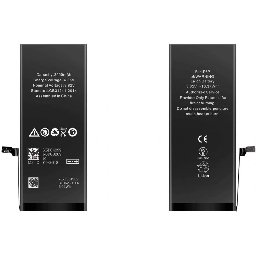 Batteria per iPhone 6 PLUS, 3500mAh, High Capacity