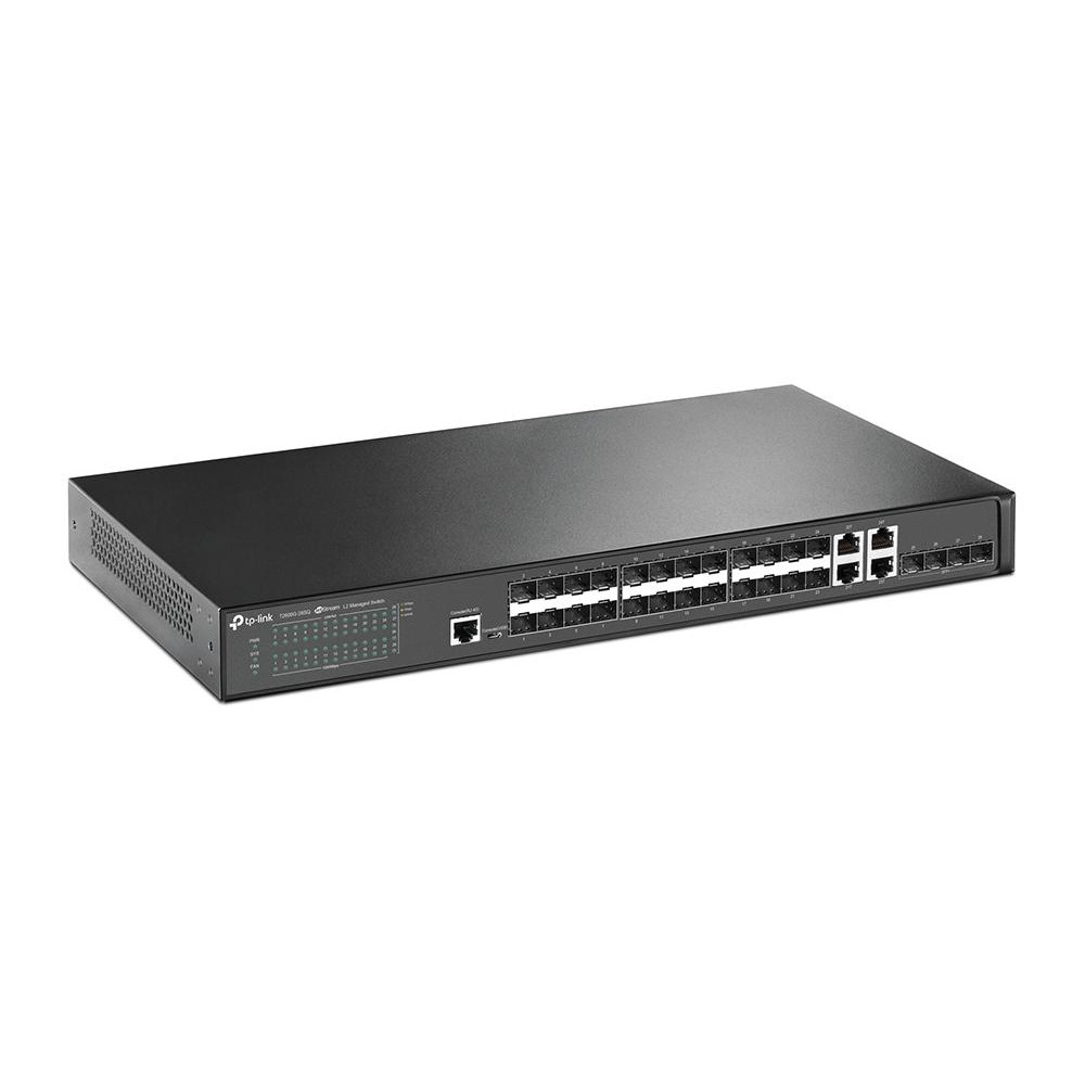 JetStream 28-Port Gigabit SFP L2 Managed Switch T2600G-28SQ