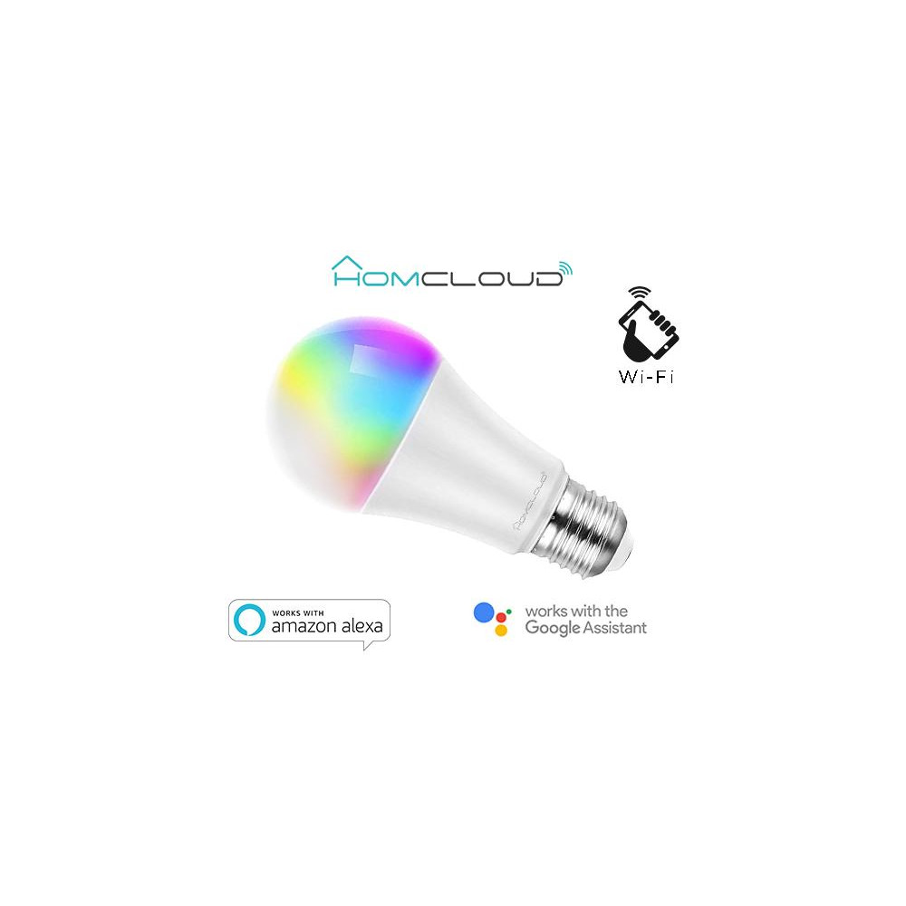 Lampadina Wi-FI RGB + Bianco CCT E27 dimmerabile