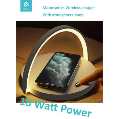 Caricatore Wireless 10W con Luce Regolabile Modello EL104