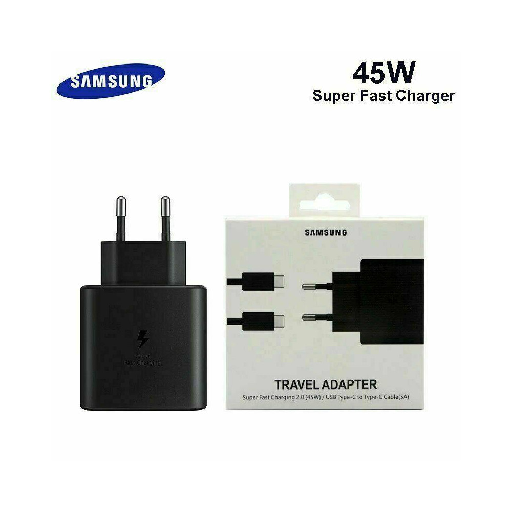 Carica + Cavo C Samsung EP-TA845XBE 5A. 45W Nero