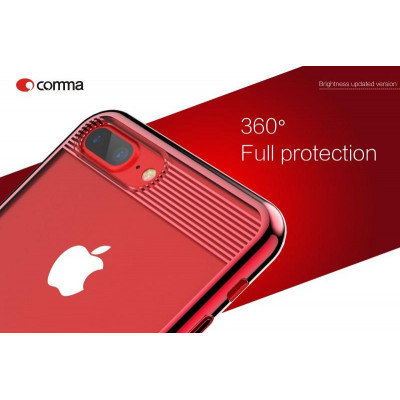 Cover Alta Protezione Brightness per iPhone 7 & 8 Rossa 