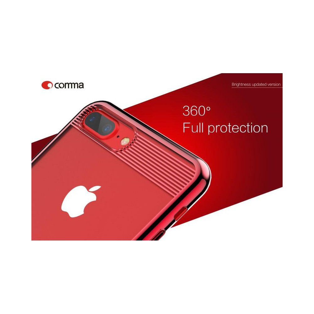 Cover Alta Protezione Brightness per iPhone 7 & 8 Rossa 