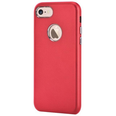 Cover Successor con Vista Logo per iPhone 7 Plus Rossa