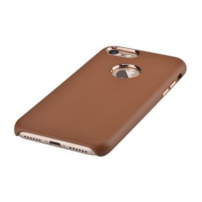 Cover Successor con Vista Logo per iPhone 7 Plus Marrone