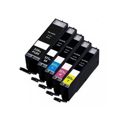 11ML Com for Canon Pixma IP7250,MG5450,MG6350CLI-551XLBK.