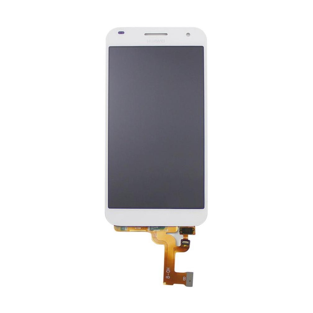 LCD + Touch senza Frame per Huawei G7 G7-L01 G7-L03 Bianco