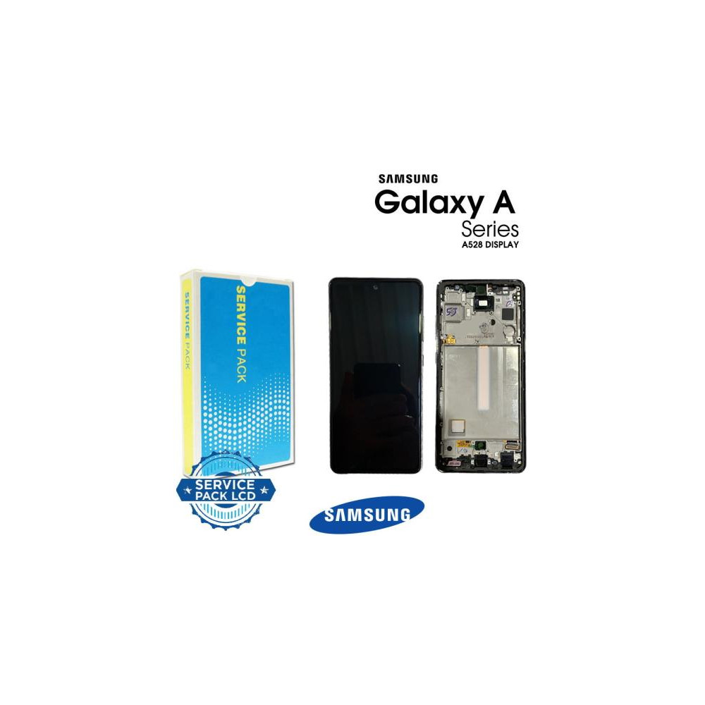 Lcd Samsung SM-A528 A52s 5G Nero Service Pack GH82-26863A