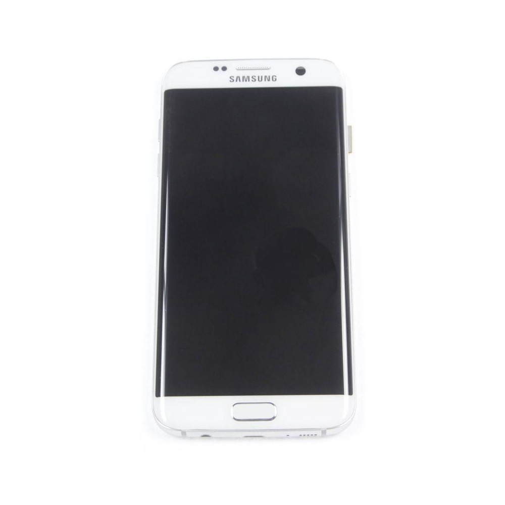 LCD + TOUCH PER GALAXY S7 EDGE ORIGINALE BIANCO GH97-18533D