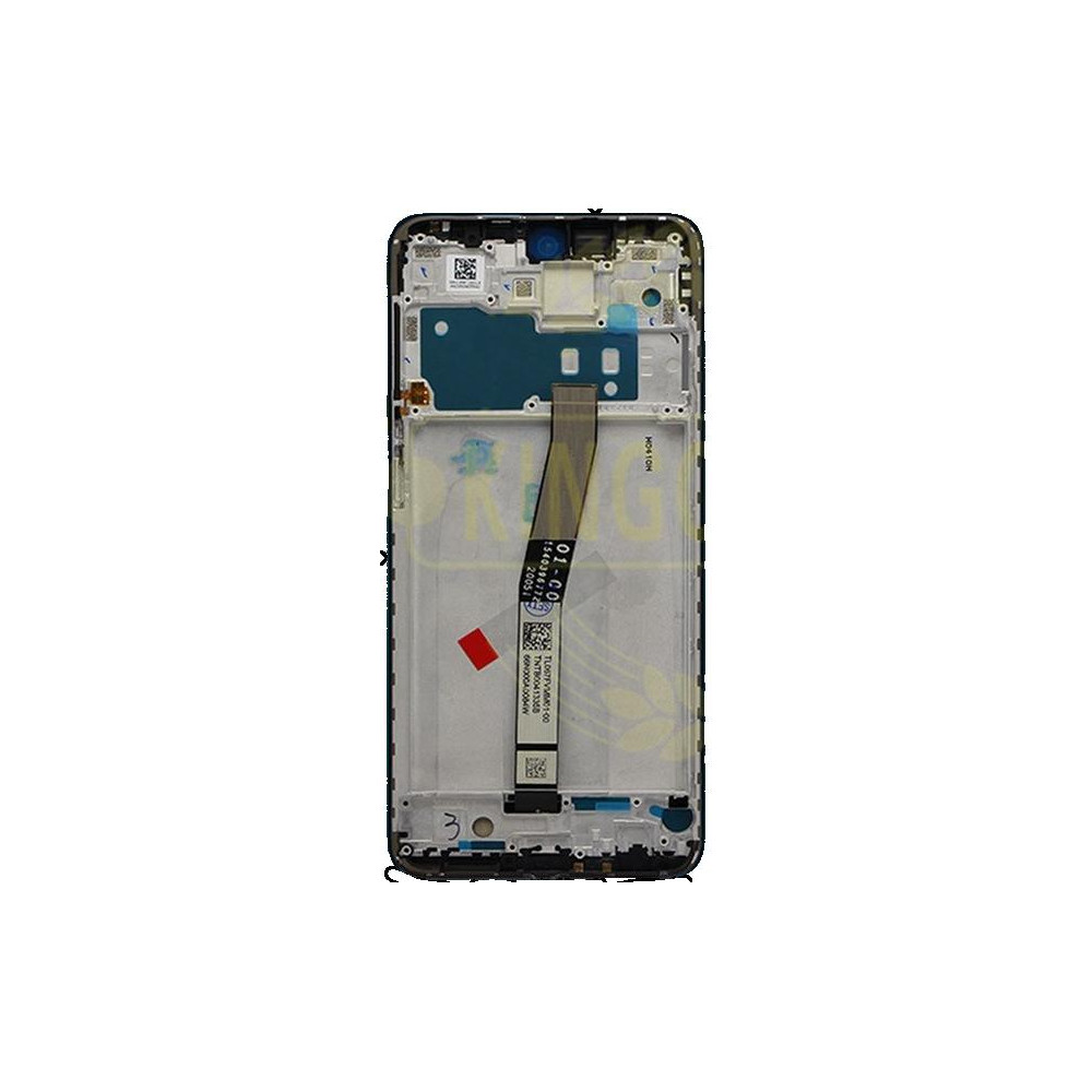 LCD Con Frame per Xiaomi Redmi Note 9 Pro ServicePack Bianco