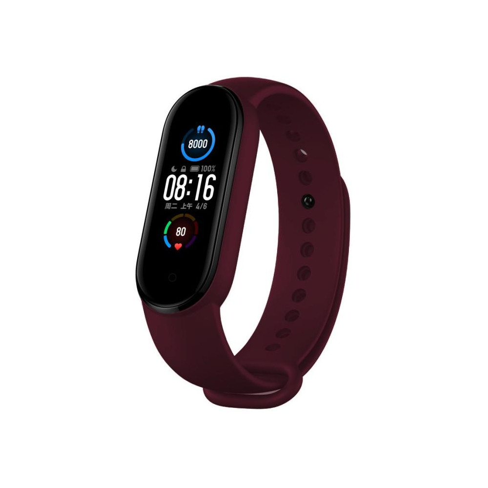 Bracciale in silicone per Xiaomi watch band Mi 5 Sport Wine 